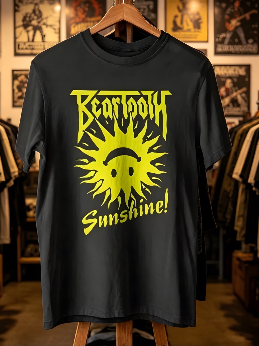 Beartooth Rock Grunge Concert Skull Graphic Metal Music Unisex T-Shirt